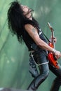 Velvet Revolver guitarist Slash during the concert