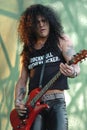 Velvet Revolver guitarist Slash during the concert