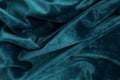 Velvet texture background blue color. Christmas festive baskground Royalty Free Stock Photo