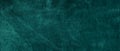 Velvet texture background green color banner.