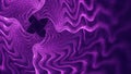 Velvet Violet Smoke Swirls on Black Abstract Fractal Gnarls Background