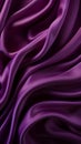 Velvety Purple Fabric Ripples