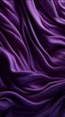 Velvety Purple Fabric Ripples