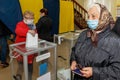 Local elections-2020 in Ukraine during the coronavirus pandemic Royalty Free Stock Photo