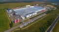 Velyka Dymerka, Ukraine - April 30, 2018: Coca-Cola bottling plant in Velyka Dymerka, Ukraine. Coca Cola is an American