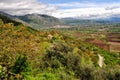 Venafrana valley spring landscape Royalty Free Stock Photo