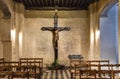 Transept Holy Cross chapel in Our Lady of Nativity Cathedral Notre Dame de la Nativite in Vence historic town in France