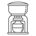 Vending coffee machine icon, outline style Royalty Free Stock Photo