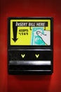 Vending Machine Bill Acceptor