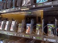 Vending Machine Selling Electronics, Micro USB, NYC, NY, USA
