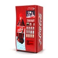 Vending machine on white 3D Illustration