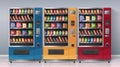 Vending Machines Realistic Vector Illustration