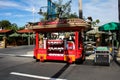 Vendor cart at Hollywood Studios in Orlando, FL. Royalty Free Stock Photo