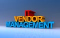 it vendor management on blue