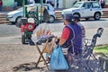 Vendor selling sweet cream