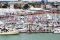 Vendor Pennants at Southampton Yacht Show Royalty Free Stock Photo