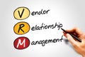 Vendor relationship management