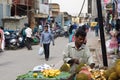 Vendor Selling Coconuts in Bangalore