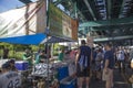 Vendor selling Mexican food during festival Bronx NY Royalty Free Stock Photo