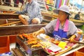 Vendor woman at the floating market