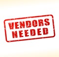 Vendors needed text buffered