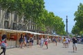 Vendors on the Rambla, Barcelona, Tom Wurl