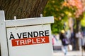 A vendre For sale in french sign