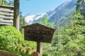 Venediger Blick. view from Untersulzbach valley towards peak of Mt. Grossvenediger Royalty Free Stock Photo