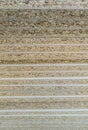 Veneer particle boards pilled on high Royalty Free Stock Photo