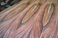 Veneer Santos Rosewood. Wood texture. Woodworking and carpentry production