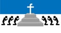 Veneration of the facebook symbol as a religion