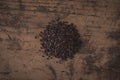 Venere italian black rice Royalty Free Stock Photo