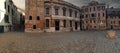 Venetian ancient backyard hdr panorama Royalty Free Stock Photo