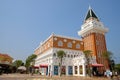 Venetian architecture with clear blue sky background