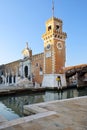 Venetian Arsenal, the Porta Magna, Venice, Italy Royalty Free Stock Photo