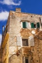 Venetian building in the old town of Corfu