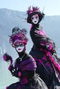 Venetian carnival at Annecy, France Royalty Free Stock Photo