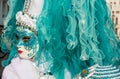 Traditional venetian carnival costume mask Royalty Free Stock Photo