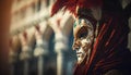 Venetian carnival mask in Venice, ITALY.