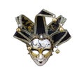 Venetian carnival mask on white background isolated Royalty Free Stock Photo
