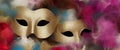 Venetian Carnival Masks. Generative Artificial Intelligence