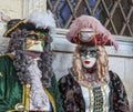 Venetian Couple Royalty Free Stock Photo