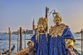 Venetian Disguised Couple Royalty Free Stock Photo