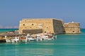 Venetian fortress Koules in Heraklion Royalty Free Stock Photo