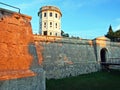 The Venetian Fortress in Pula, Pula Castle or Pula`s Castel - Istria, Croatia / Kastel Pula ili Pulska mletacka utvrda - Istra Royalty Free Stock Photo