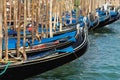 Venetian gondolas Royalty Free Stock Photo