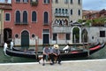 Venetian gondolas and gondoliers