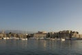 Venetian Harbor and port of Chania Old Town. Crete island of Greece Royalty Free Stock Photo