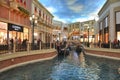 The Venetian hotel and casino interior Grand Canal