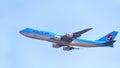 Korean air boeing 747 airplane